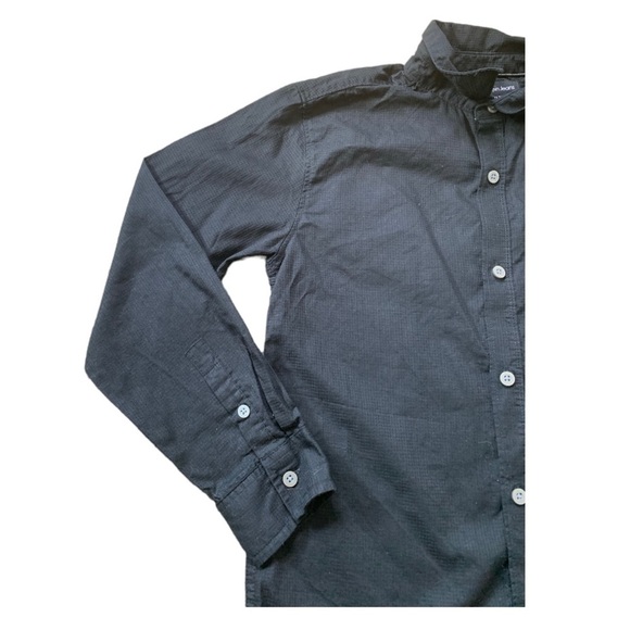 CALVIN KLEIN Button Down Shirt With Long Sleeves Black Boys 10-12Y - Picture 3 of 8